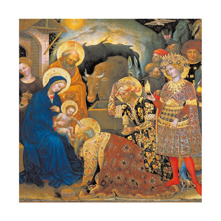 Adoration of the Magi Traditional Religious Christmas Card