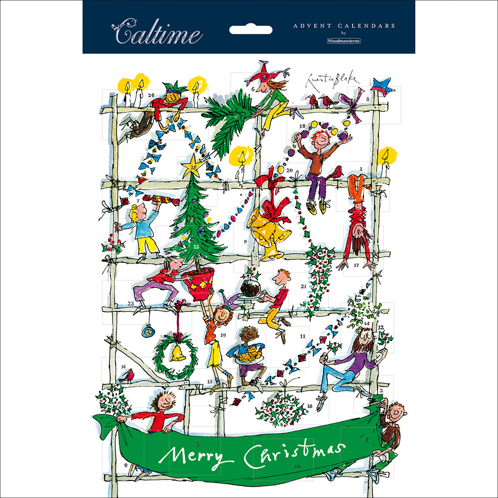 Christmas Preparations Quentin Blake Advent Calendar from Penny Black