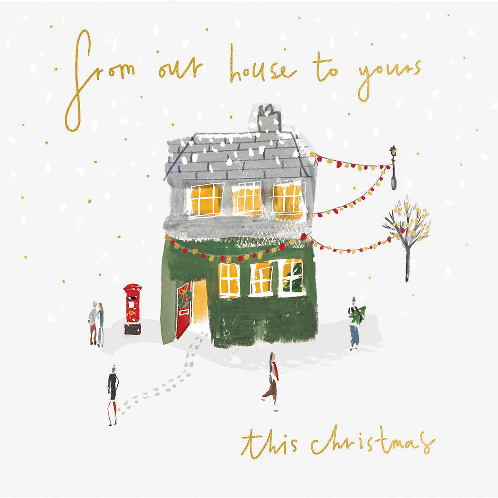 From Our House Winter Village Christmas Card by Penny Black
