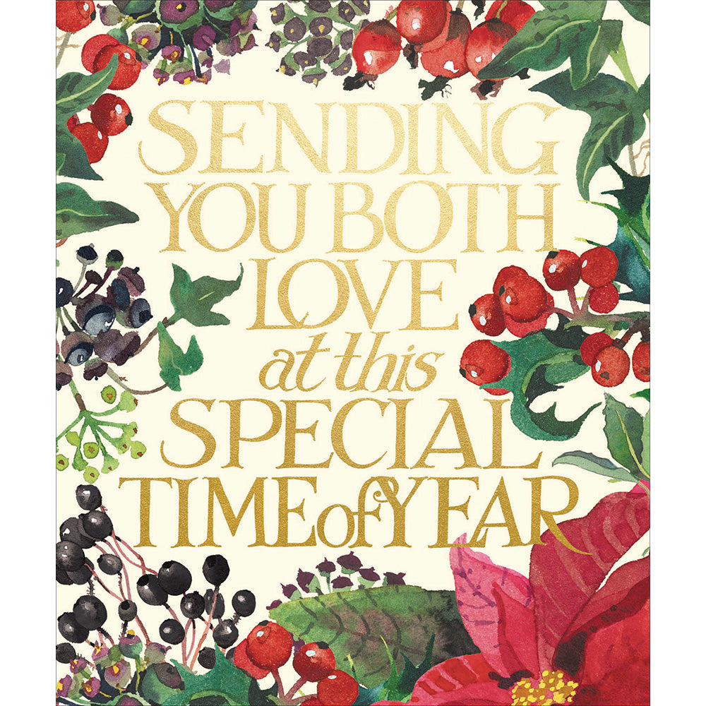 Both Festive Bounty Emma Bridgewater Christmas Card by Penny Black