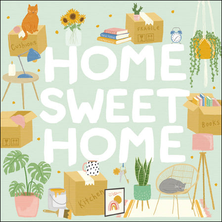 Moving Boxes Home Sweet Home New Home Card at Penny Black