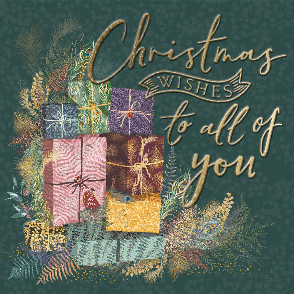 All of You Gifts Festive Peacock Christmas Card by Penny Black