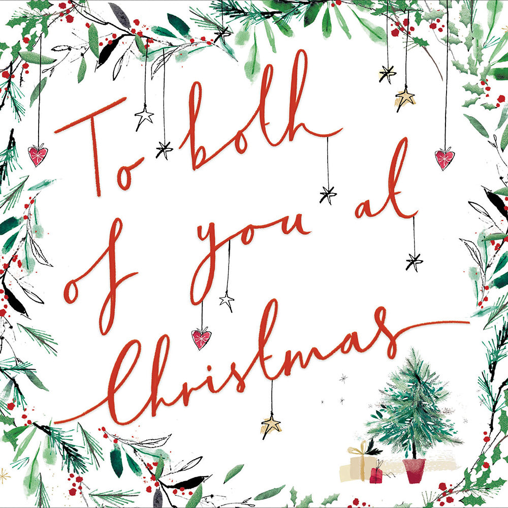 Both of You Festive Foliage Christmas Card by Penny Black