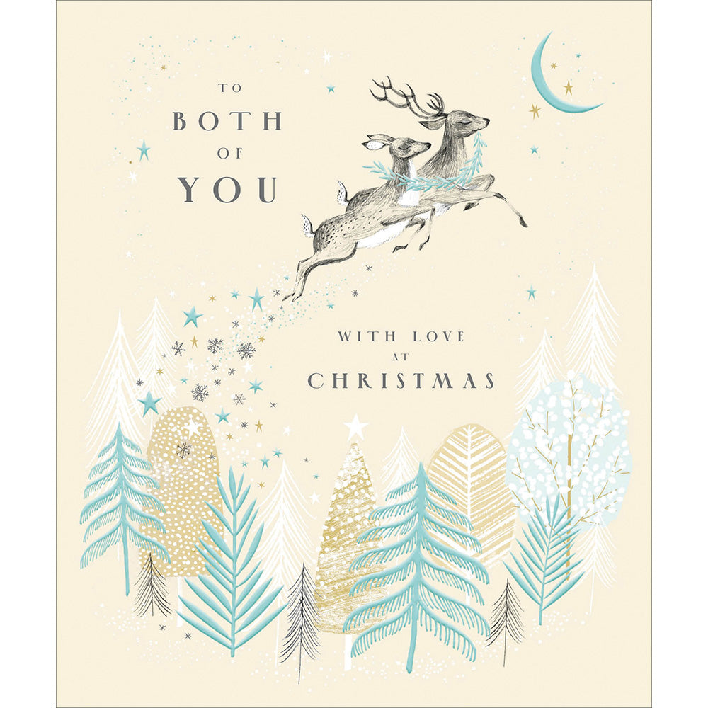 Both of You Magical Deer Christmas Card by Penny Black