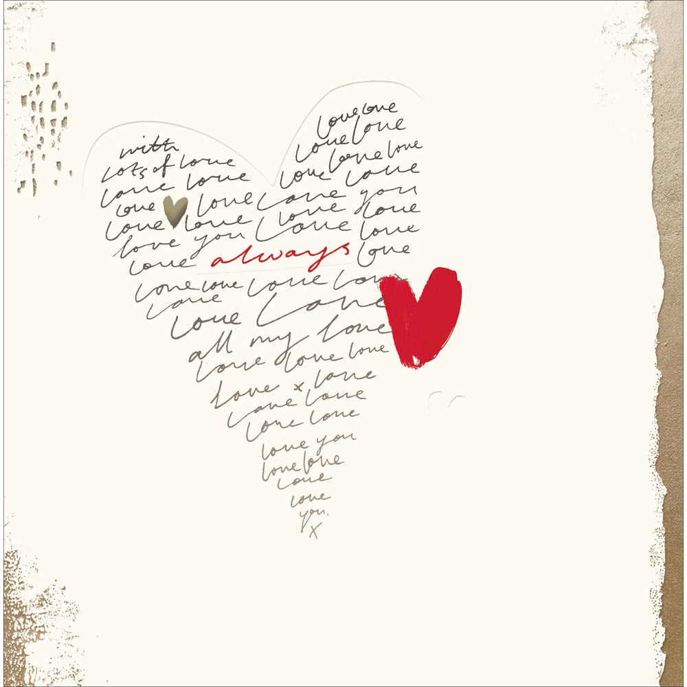 Love Scribbles Valentine Card by penny black