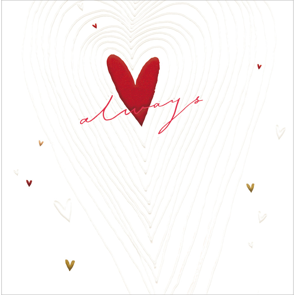 Always Heart Rings Valentine Card by penny black