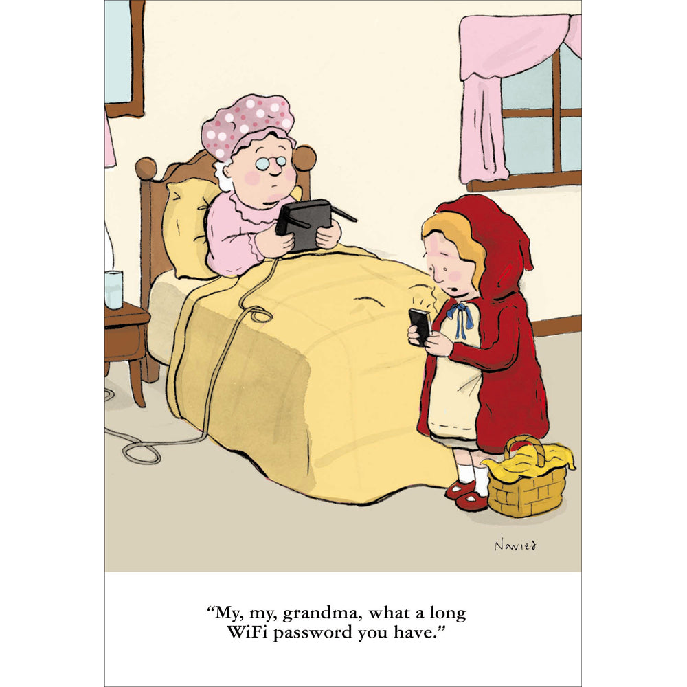 Grandma Wifi Funny Card from Penny Black