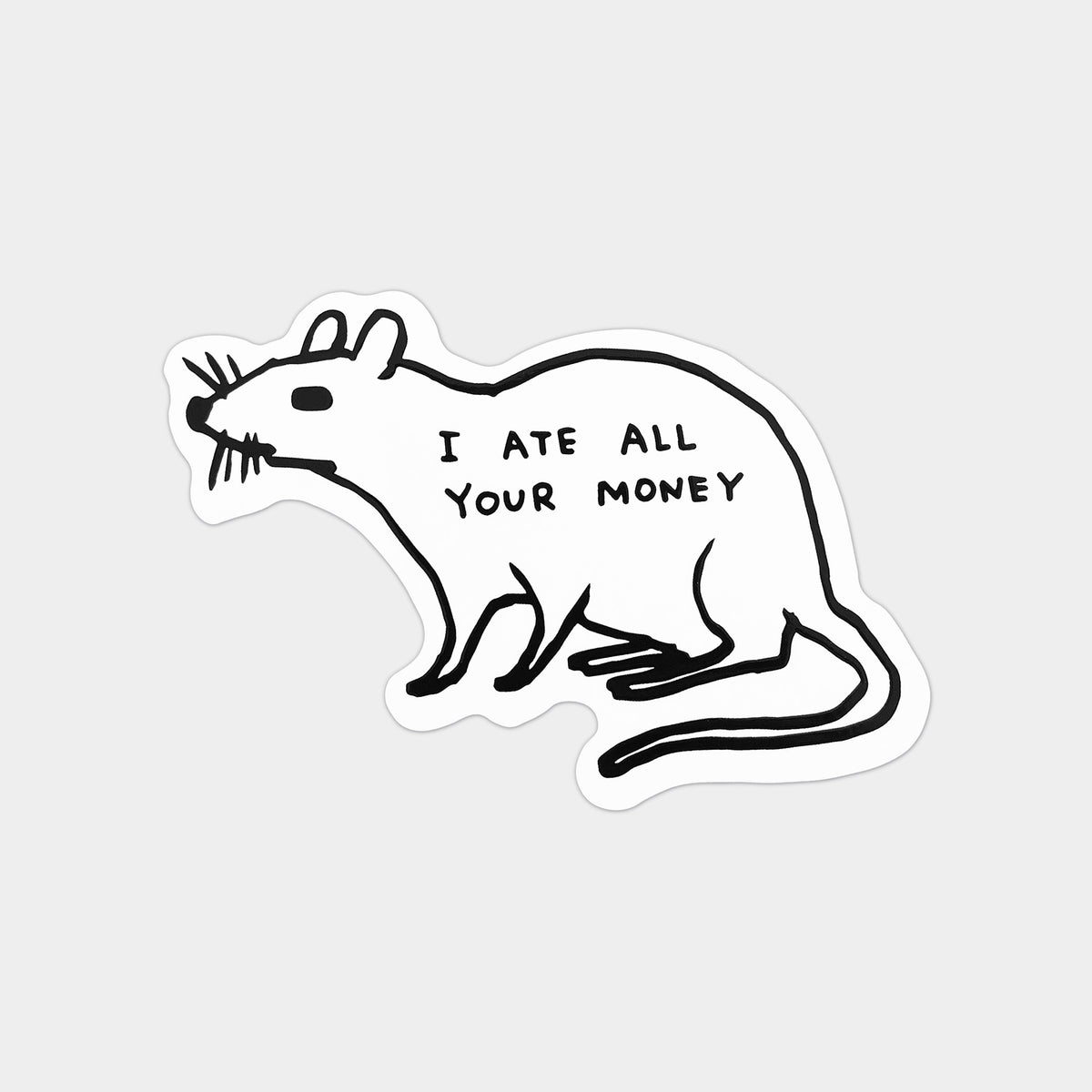 David Shrigley Stupid Decisions Sticker Pack (3pcs) By Penny Black