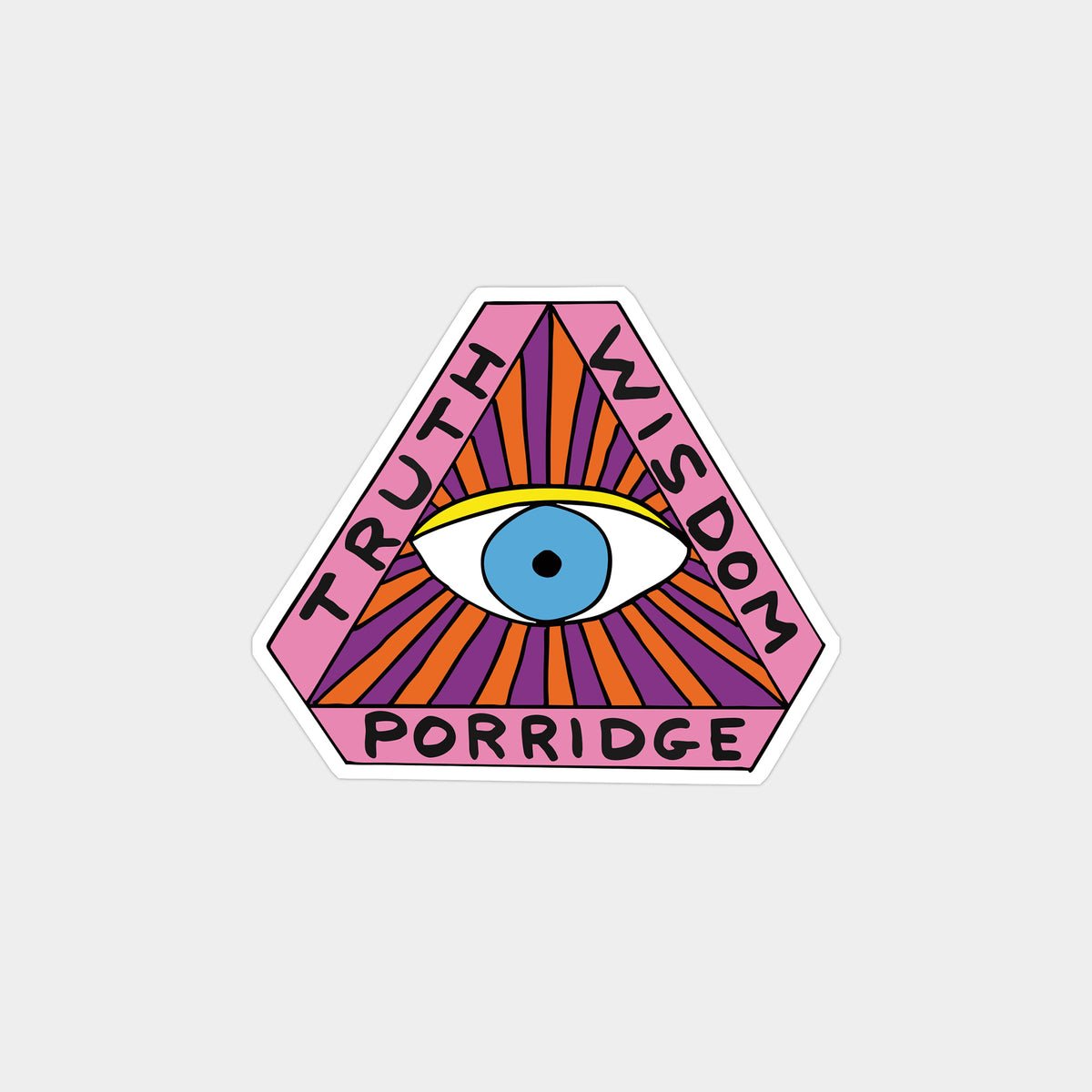 Stay In Your Box Sticker Pack (5 pcs) by David Shrigley By Penny Black