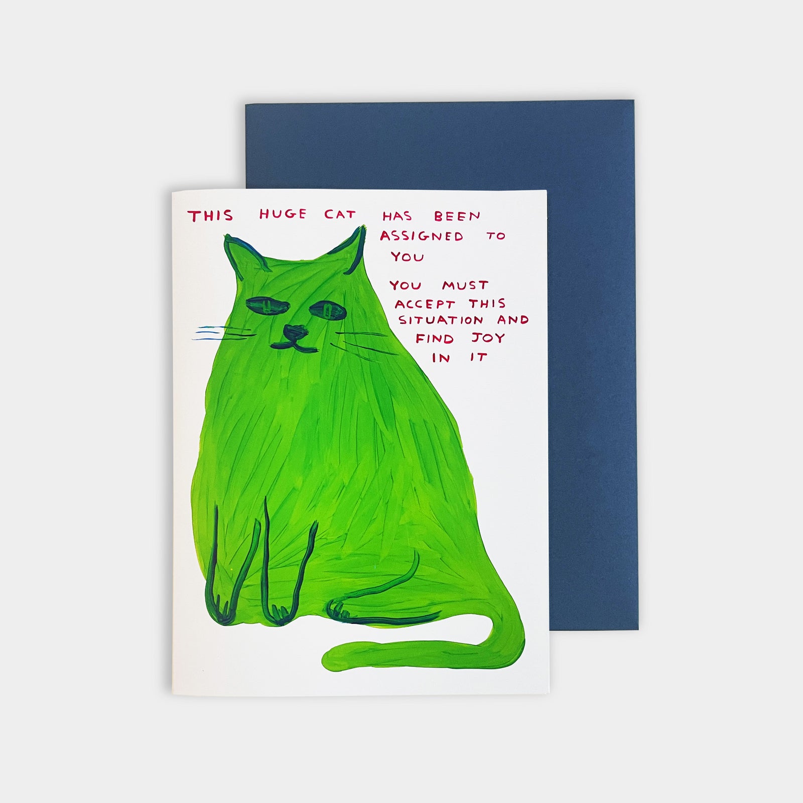 David Shrigley This Huge Cat Musical Card By Penny Black