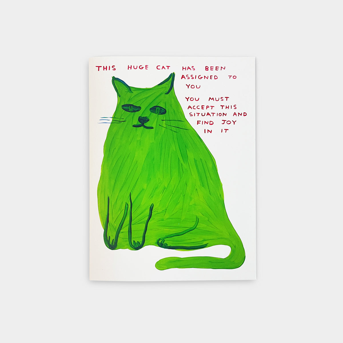David Shrigley This Huge Cat Musical Card By Penny Black