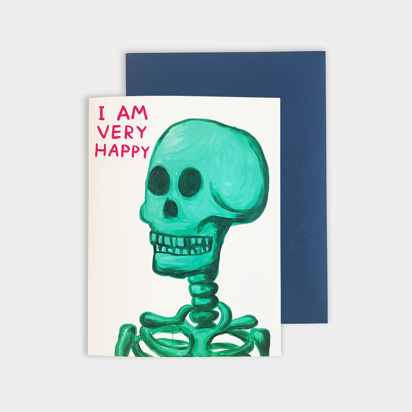 David Shrigley I Am Very Happy Musical Card By Penny Black