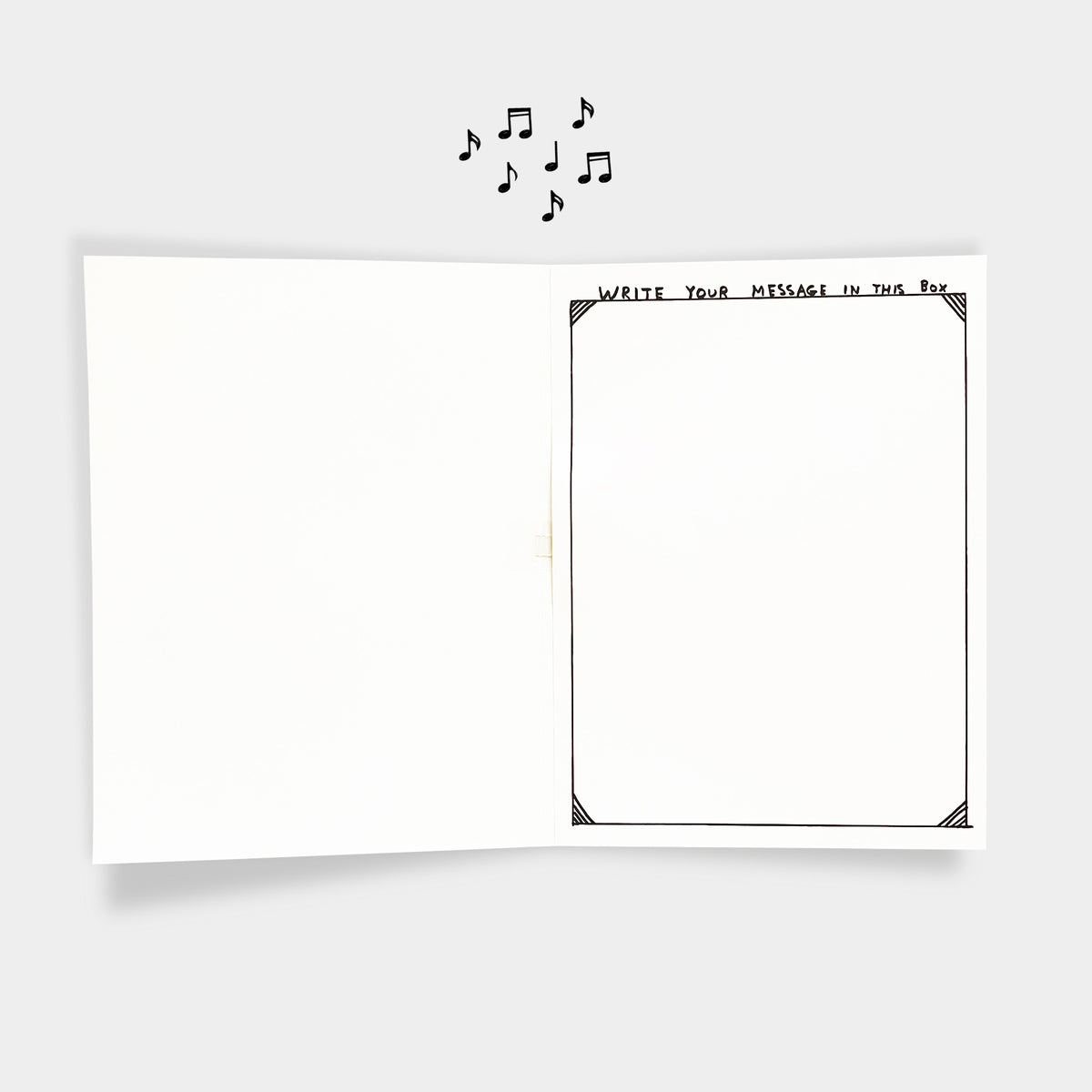 David Shrigley Rubbish Musical Card By Penny Black