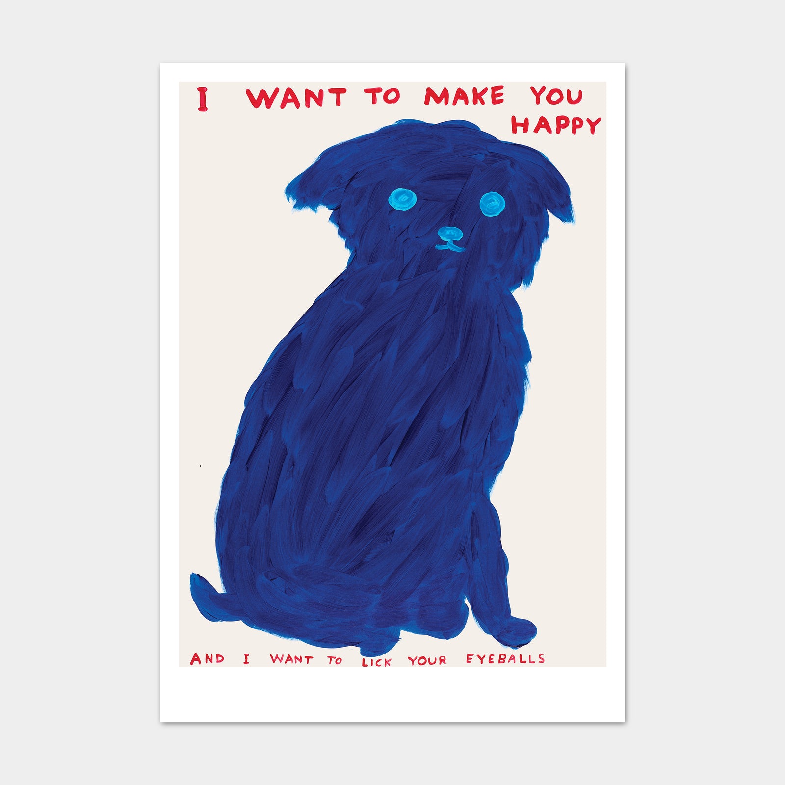 I Want To Make You Happy David Shrigley Postcard By Penny Black