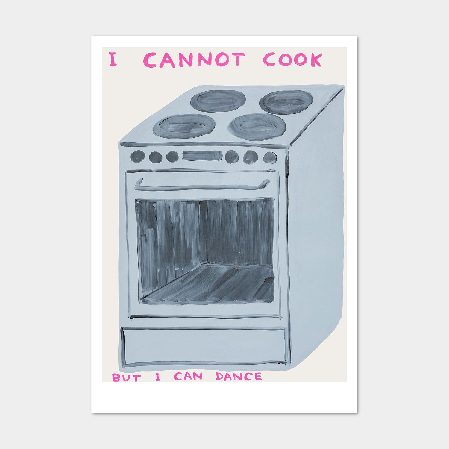 I Cannot Cook David Shrigley Postcard By Penny Black