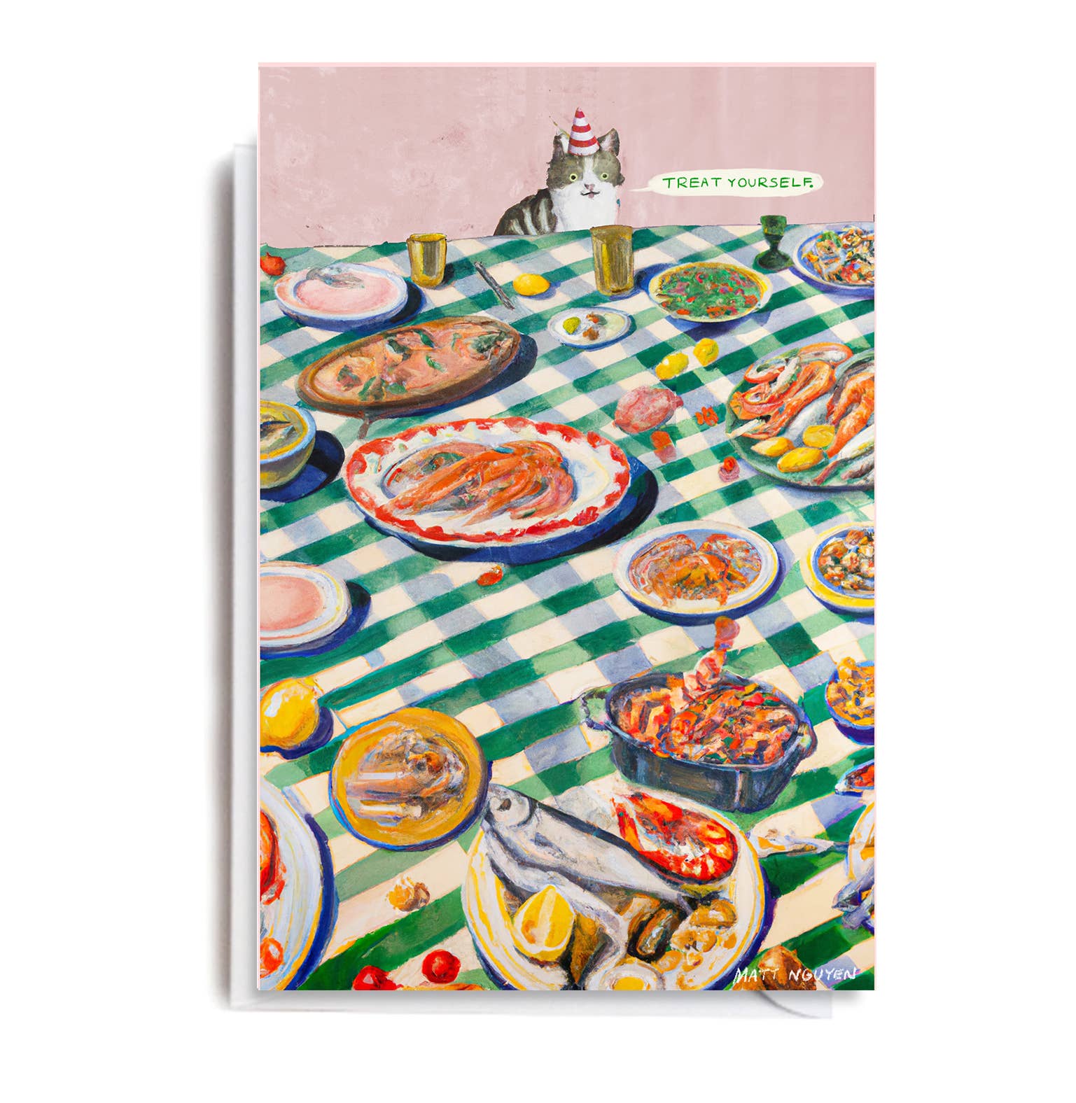 Treat Yourself Party Feast Card by penny black