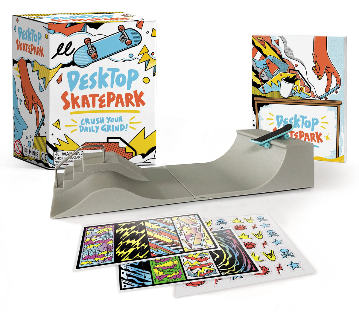 Desktop Skatepark Mini Kit by penny black