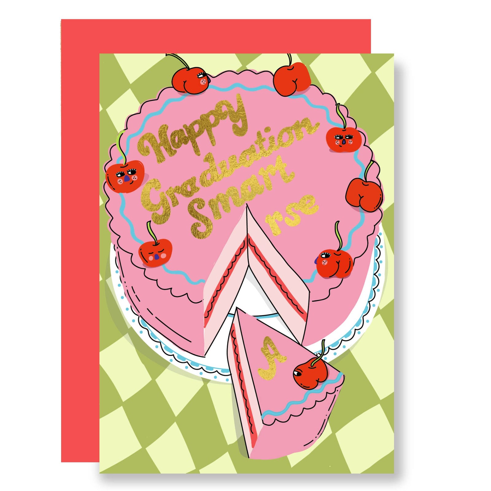 Smart Arse Gateaux Graduation Card by penny black