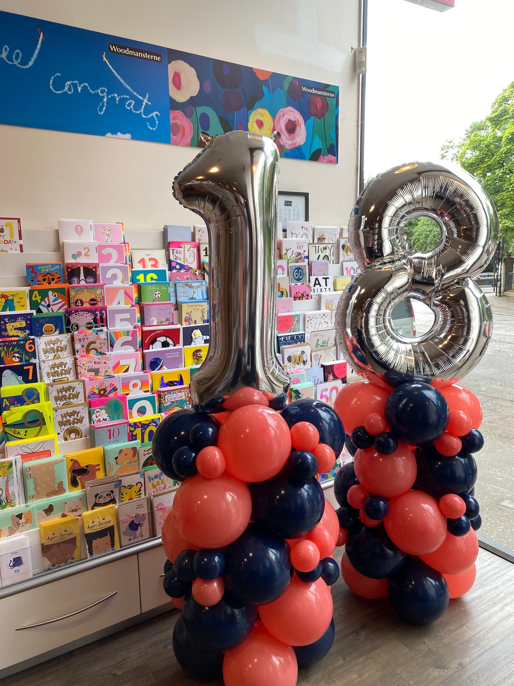 Two 5 Layer Air-filled Balloon Stacks 18 from Penny Black