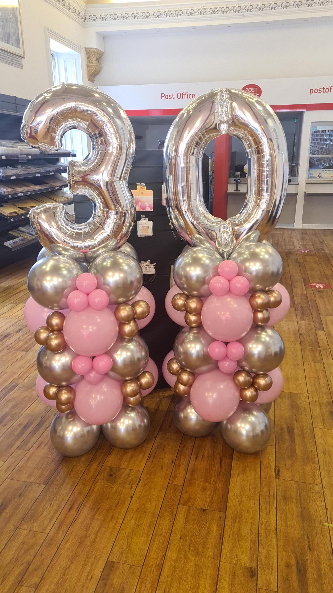 Two 5 Layer Air-filled Balloon Stacks from Penny Black