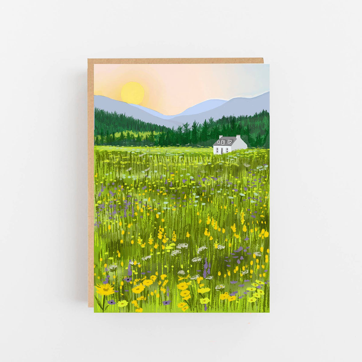 Summer Meadow Art Card by penny black