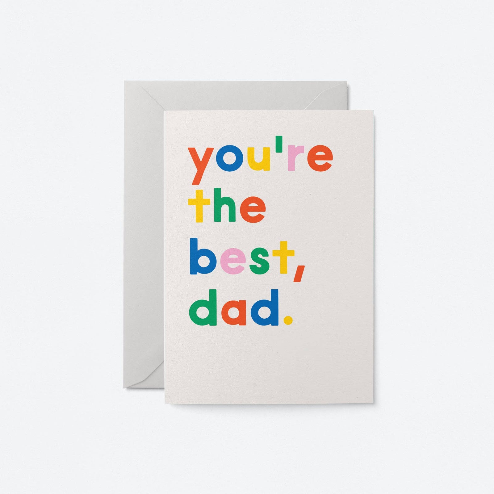 You're the Best Dad Primary Card by graphic factory at penny black