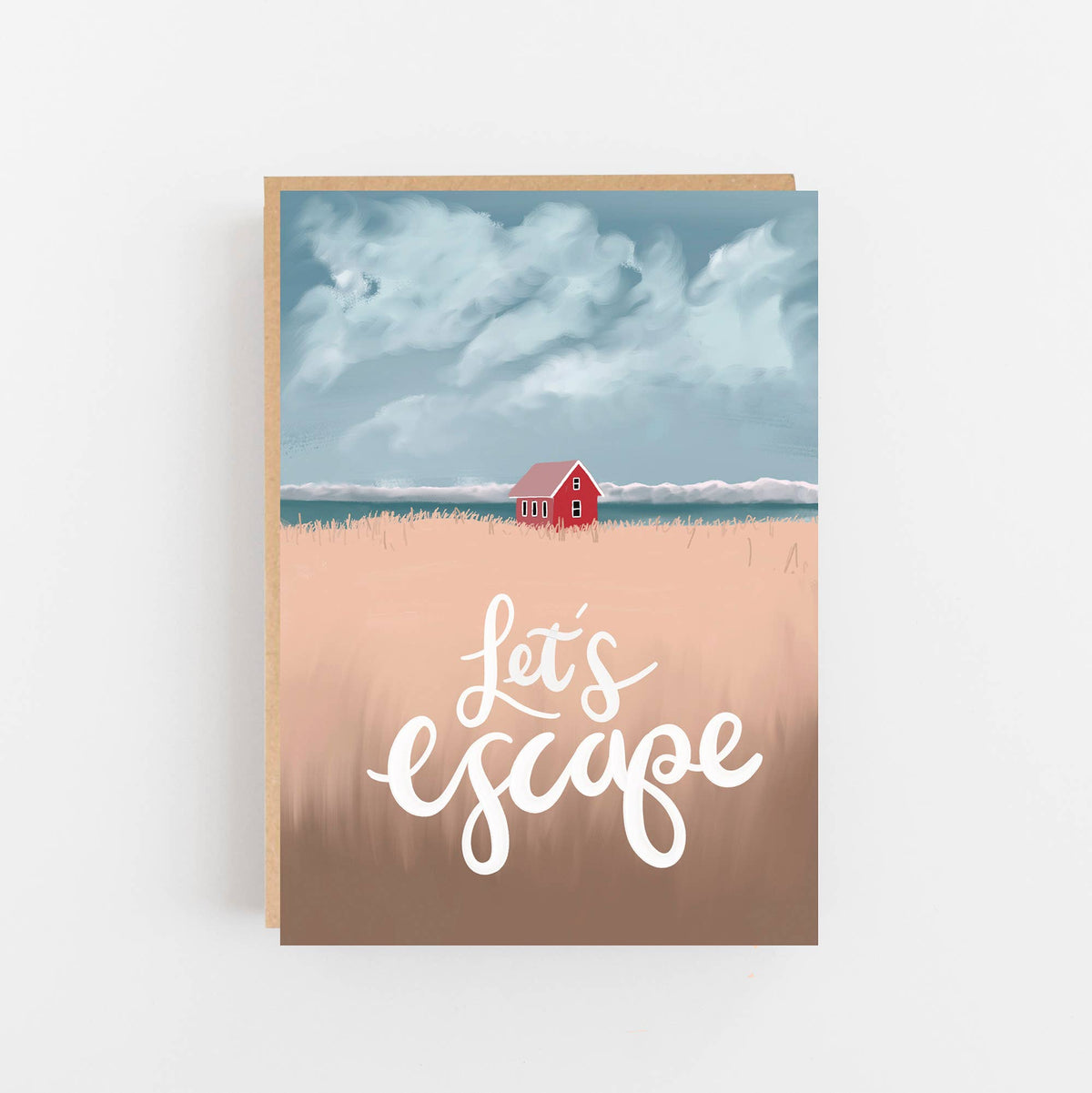Let's Escape Valentine's Day Card by penny black