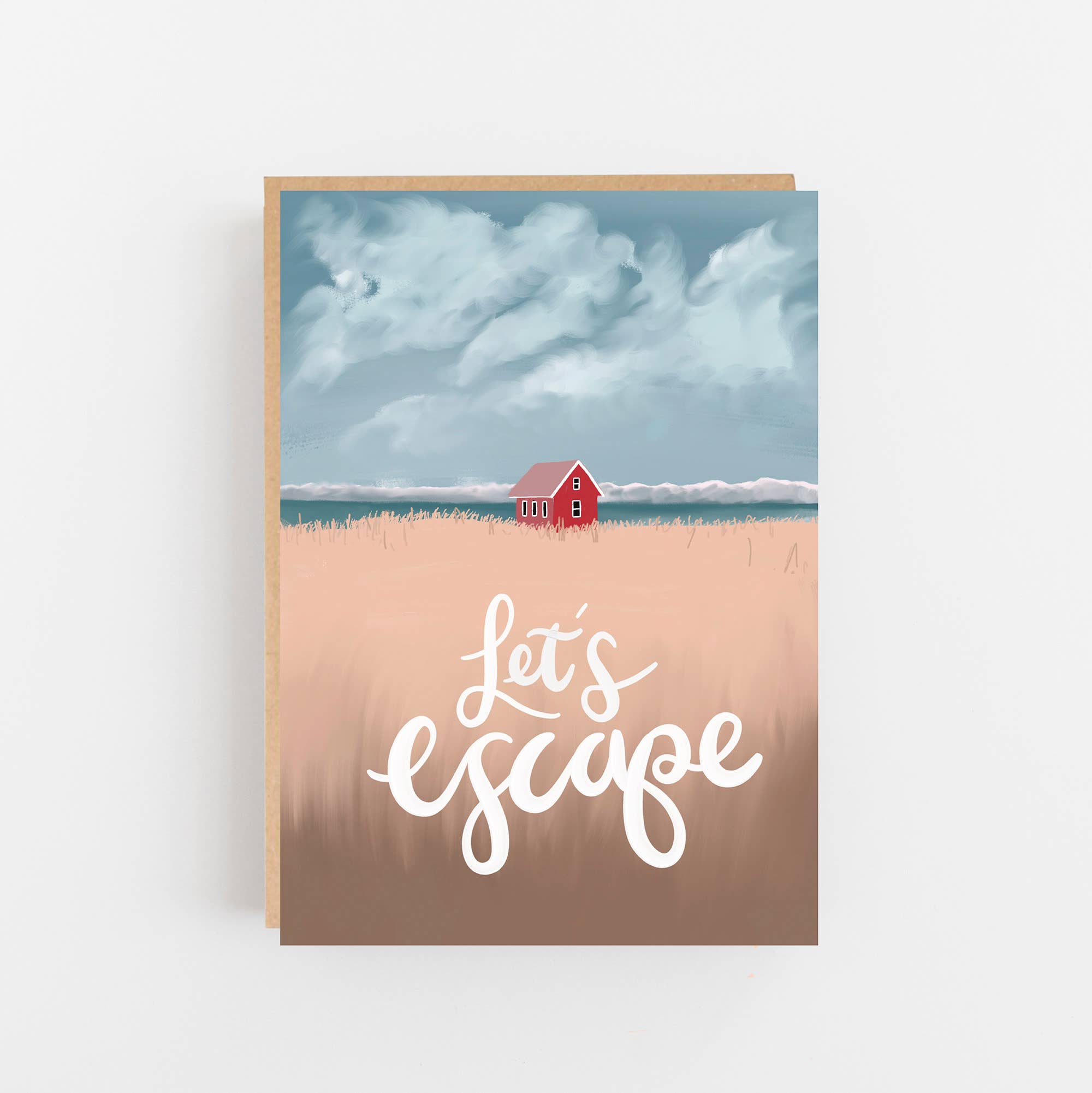 Let's Escape Valentine's Day Card by penny black