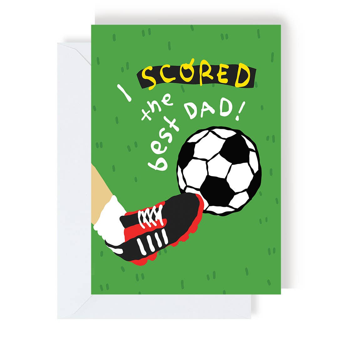 I Scored The Best Dad Football Card by penny black