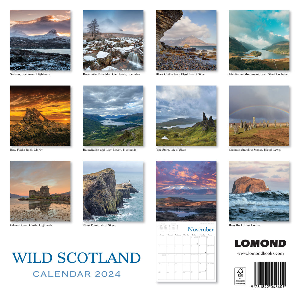2024 Wild Scotland Calendar