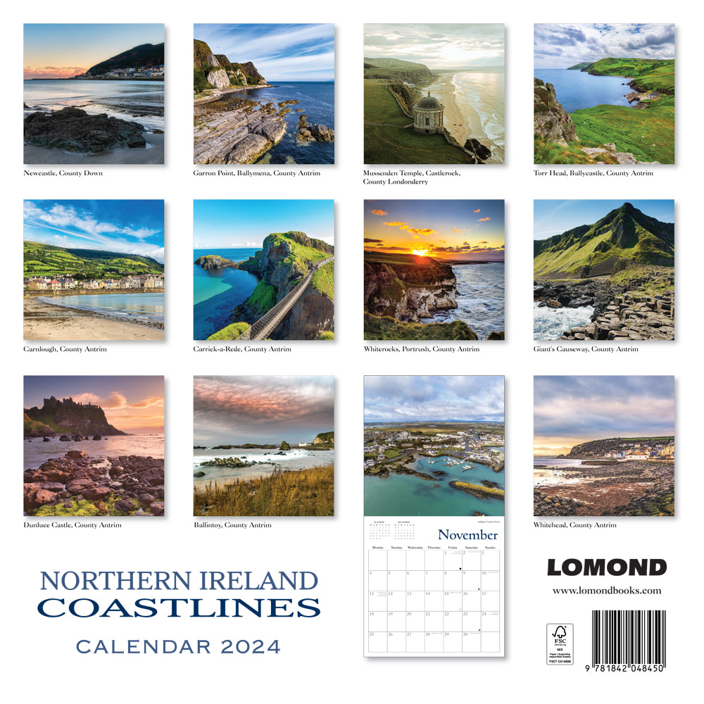 2024 Northern Ireland Coastlines Calendar