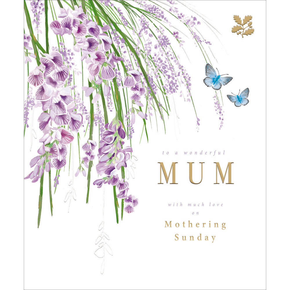 Wonderful Mum Weeping Broom Mother's Day Card by penny black
