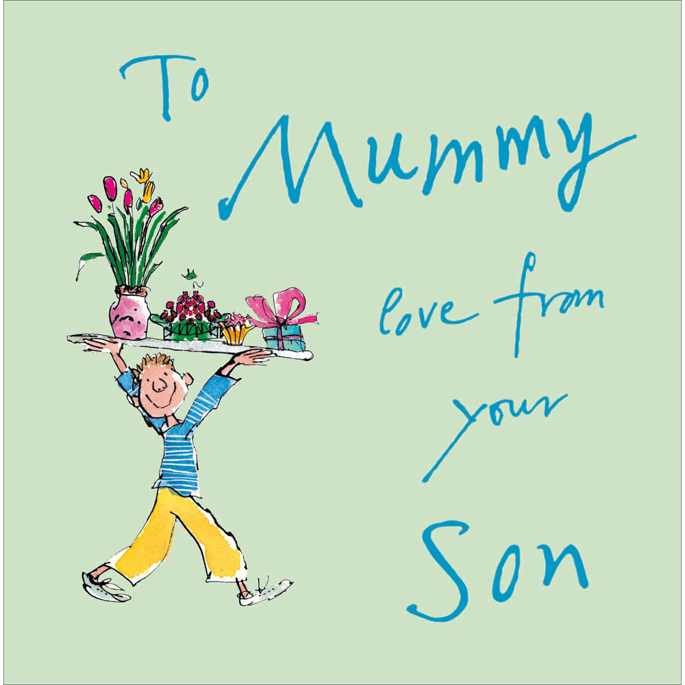 From Your Son Quentin Blake Mother&#39;s Day Card by penny black