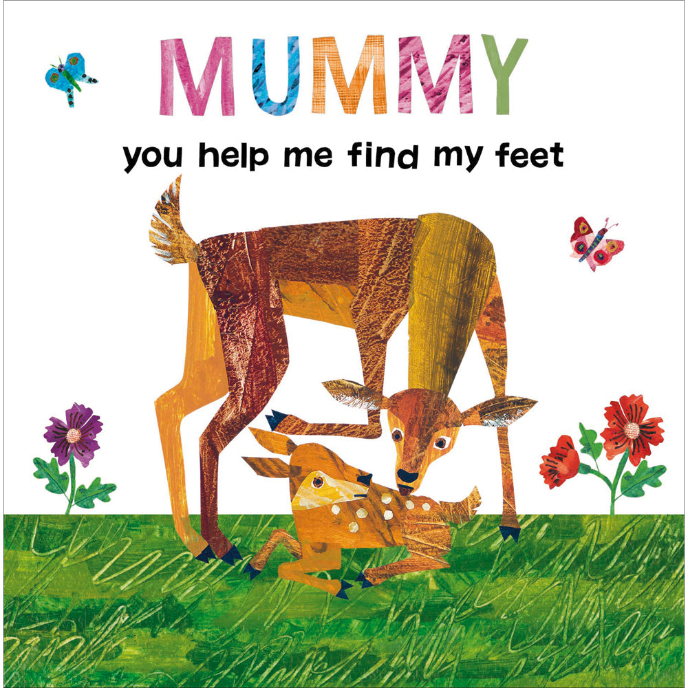 Mummy Deer With Fawn Eric Carle Mother's Day Card by penny black
