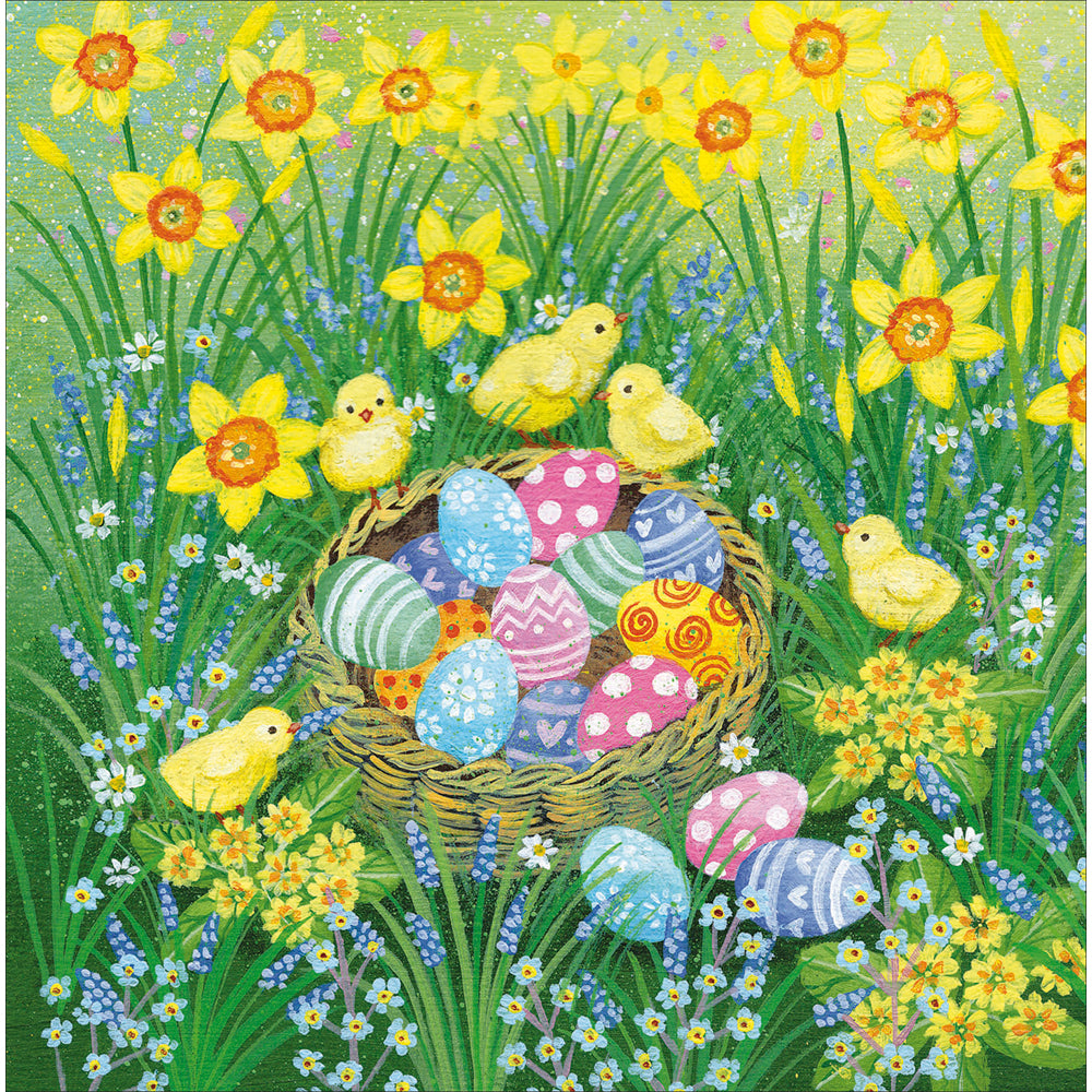 Treasure Nest Easter Art Card by penny black