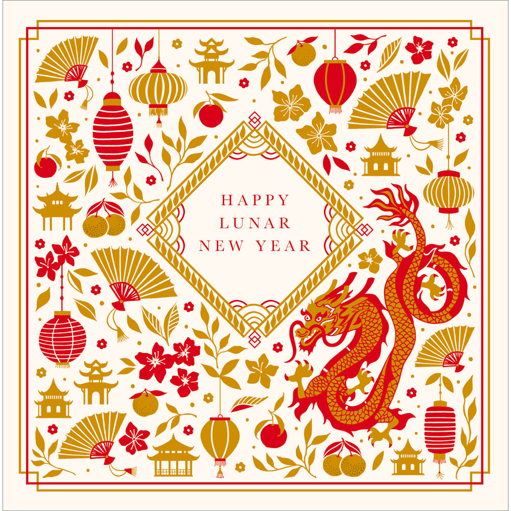 Golden Icons Lunar New Year Card by penny black