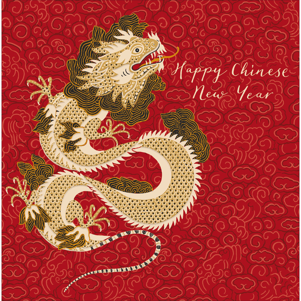 Year of the Dragon Chinese New Year Card by penny black