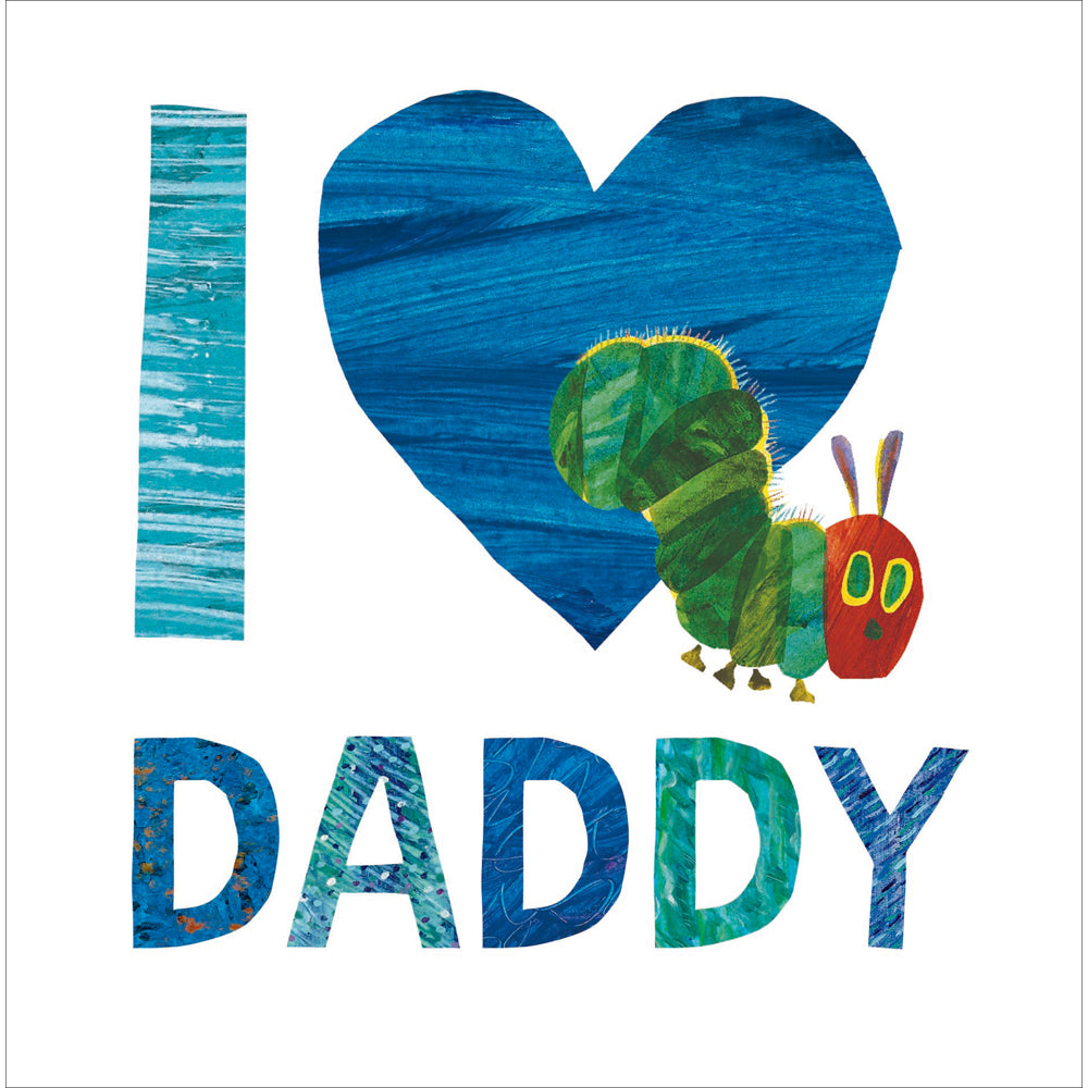 I Heart Daddy Very Hungry Caterpillar Father's Day Card by penny black