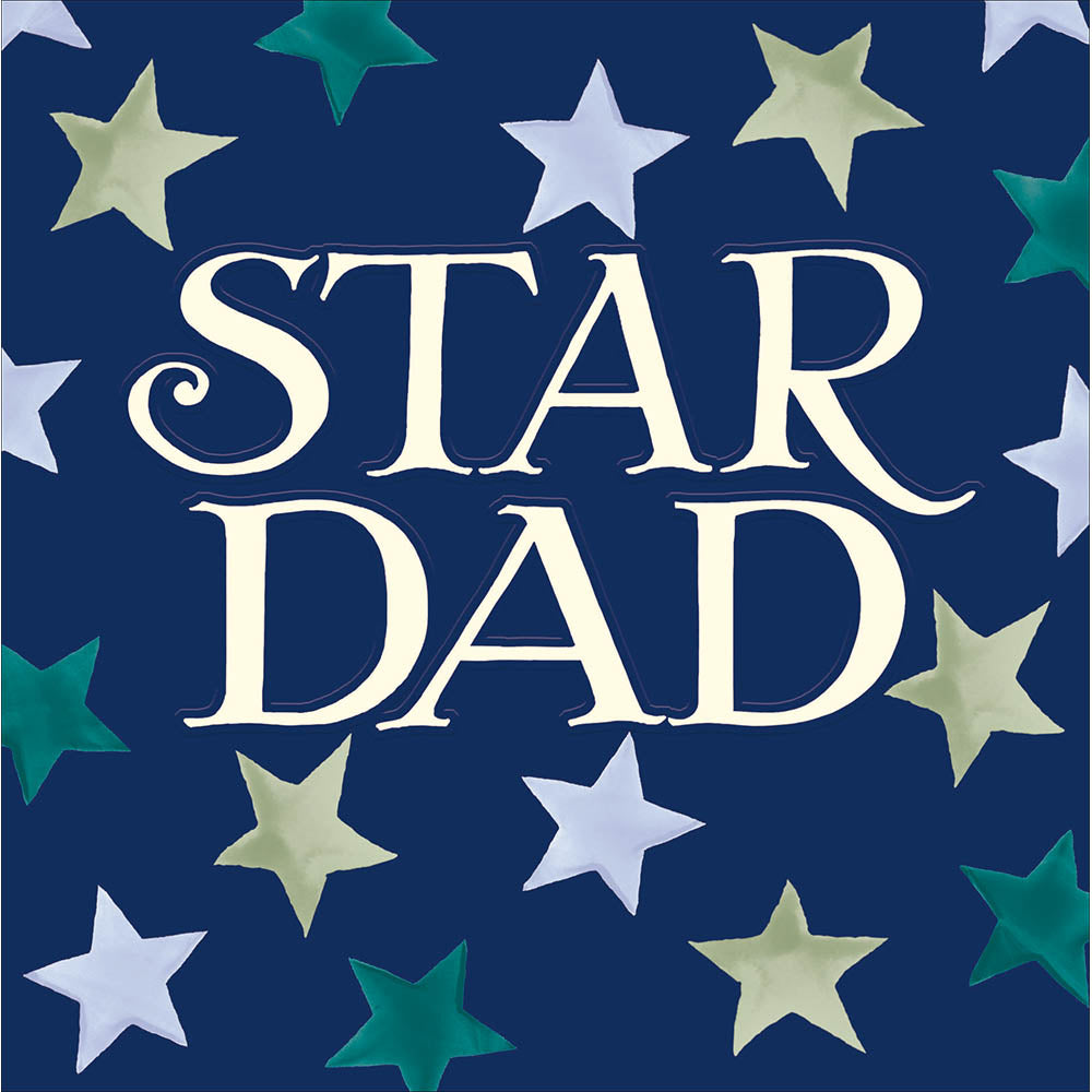 Star Dad Emma Bridgewater Father's Day Card by penny black