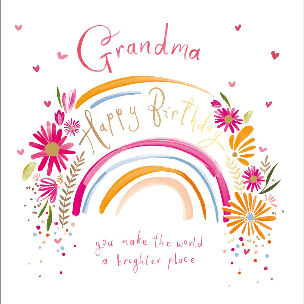 Grandma You Make The World Brighter Birthday Card at Penny Black