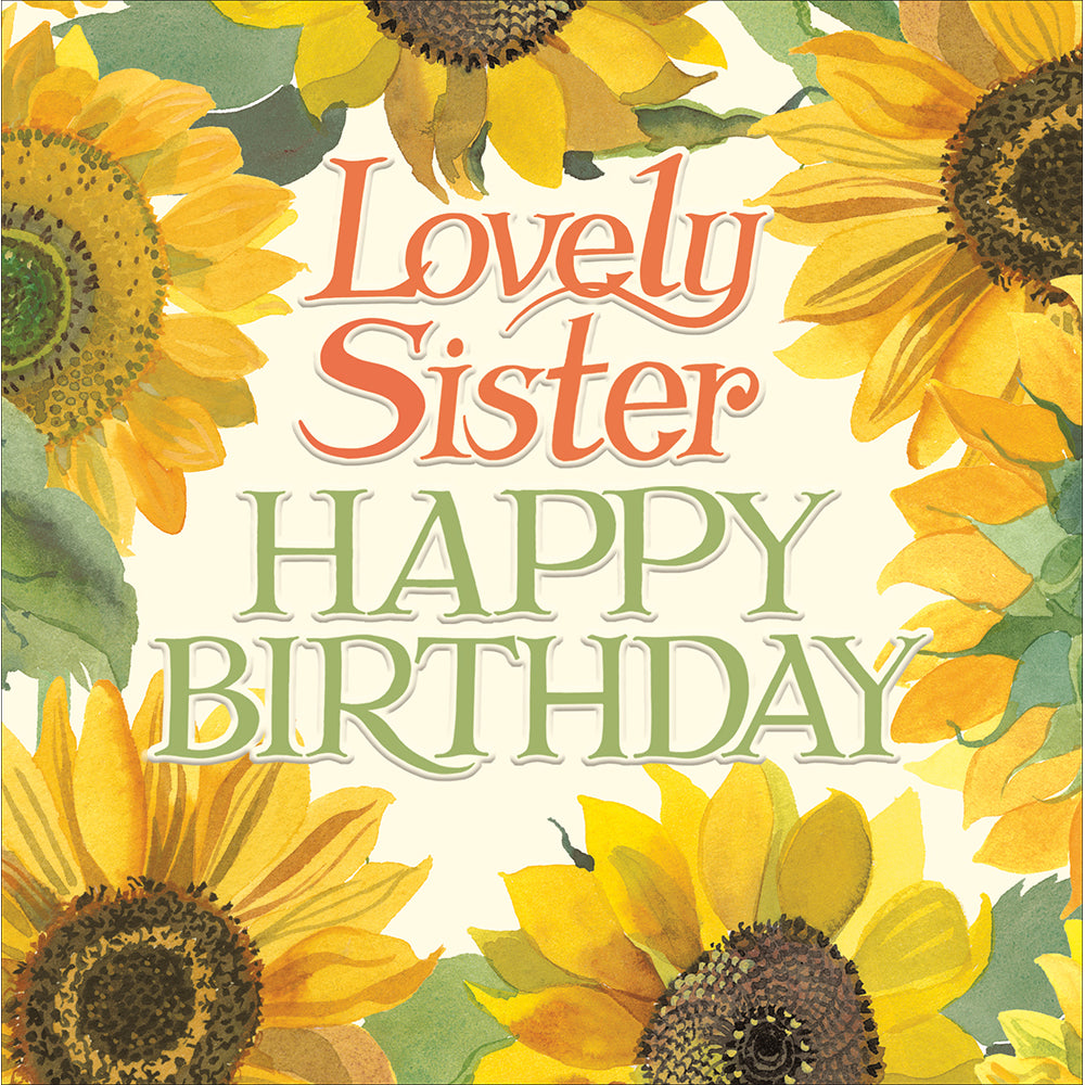 Lovely Sister Sunflowers Emma Bridgewater Birthday Card from Penny Black