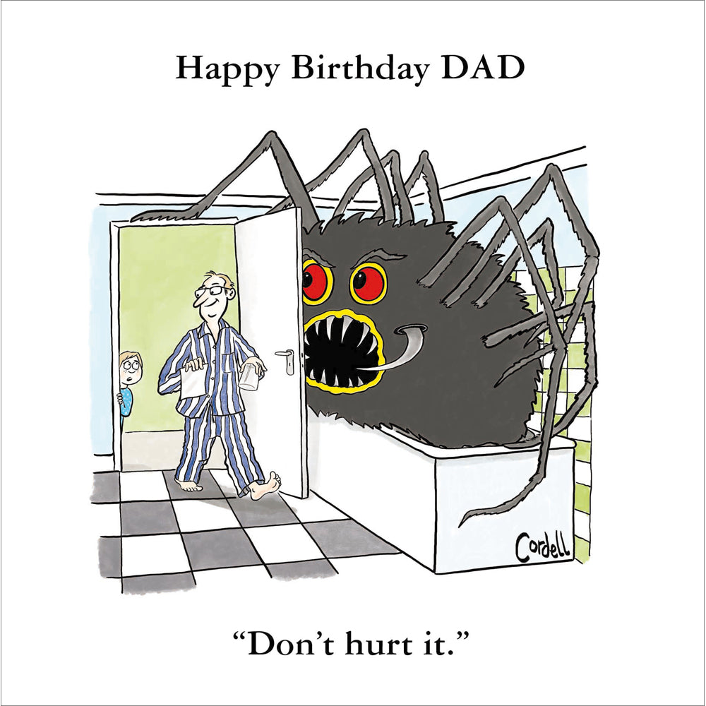 Don&#39;t Hurt It Dad Funny Birthday Card from Penny Black