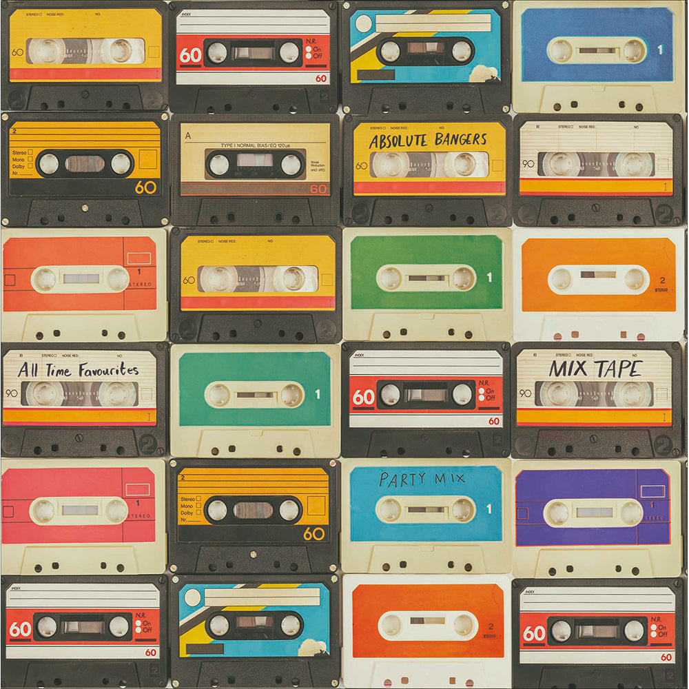 Mix Cassette Tapes Photographic Card from Penny Black
