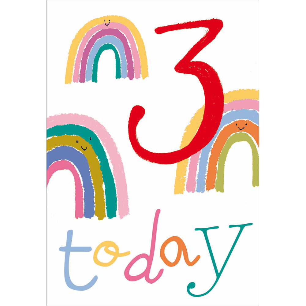 3 Today Rainbows Birthday Card from Penny Black
