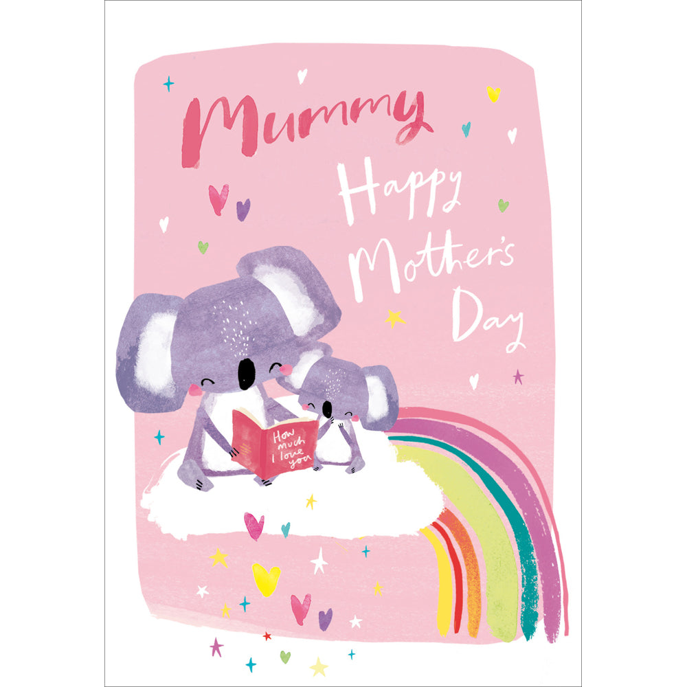 Koala Bedtime Story Mother's Day Card by penny black