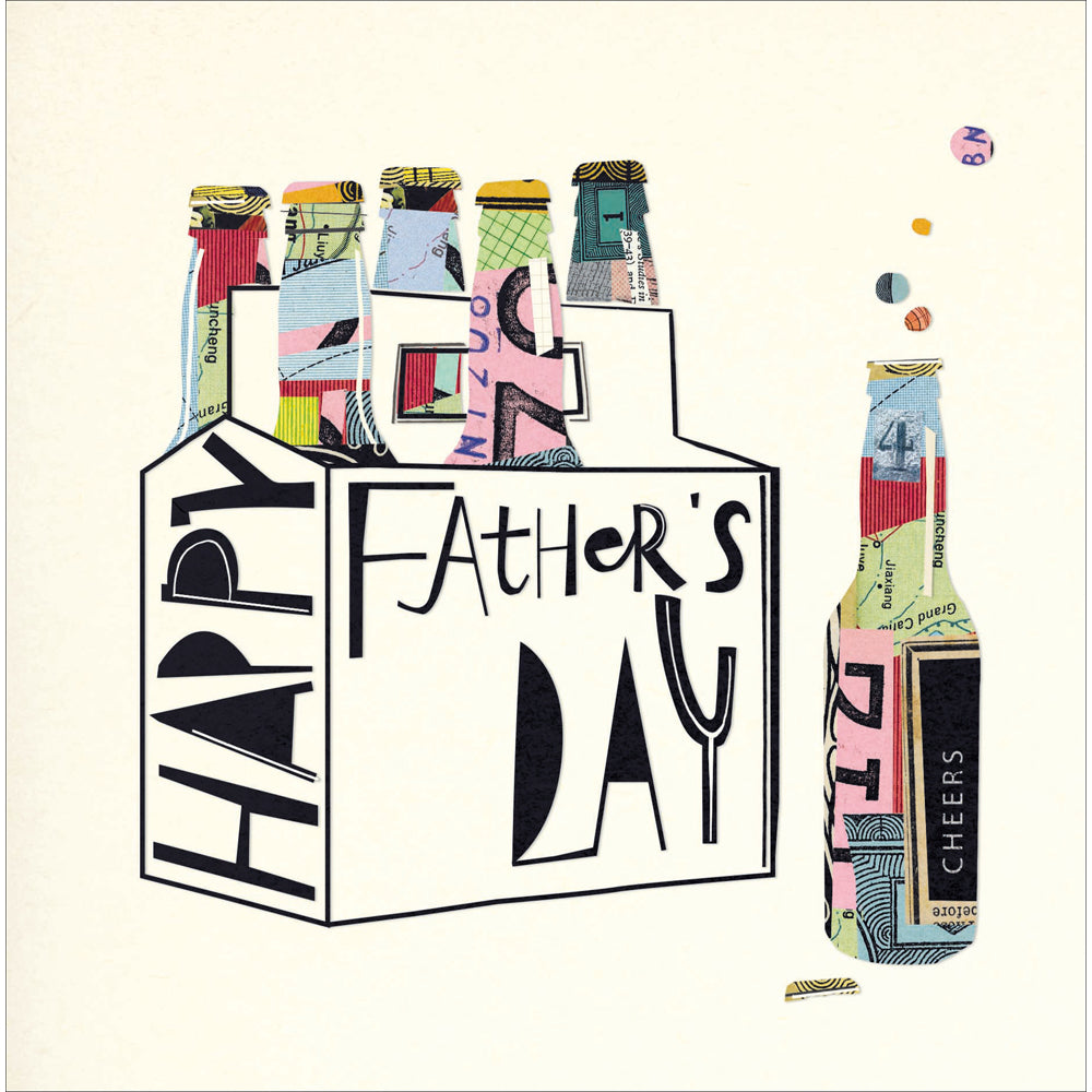 Crack Open a Beer Mambo Father's Day Card by penny black