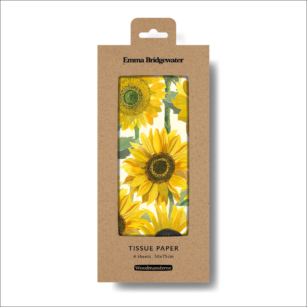 Emma Bridgewater Painted Sunflowers Tissue Paper Pack By Penny Black