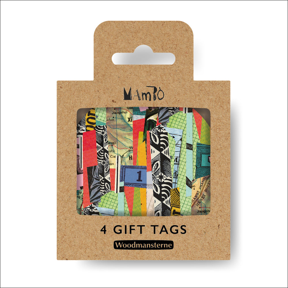 Mambo Collage Gift Tag 4 Pack By Penny Black