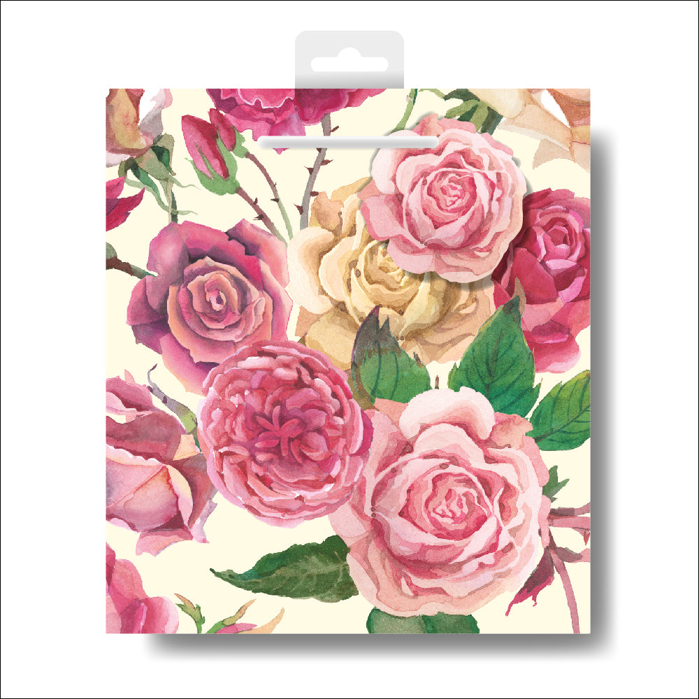 Emma Bridgewater Pink Roses Medium Gift Bag By Penny Black