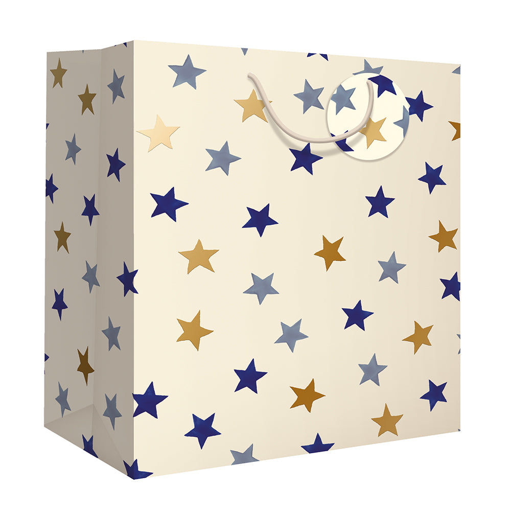 Emma Bridgewater Blue Stars Large Gift Bag By Penny Black